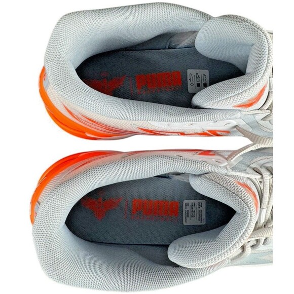PUMA Size 12 MB.02 LaMelo Ball Basketball Sneakers Shoes Grey & Orange 378288 02 main image 8
